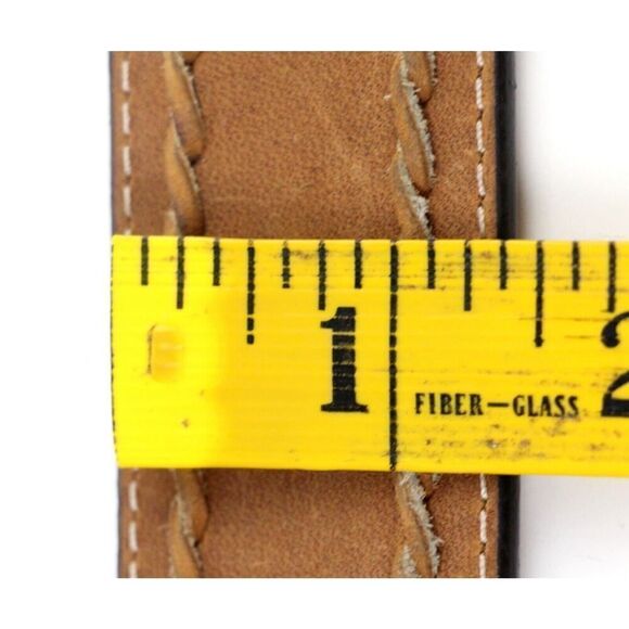 Silver Creek TAN BROWN GENUINE LEATHER 1 3/8"Wd CASUAL DRESS MEN'S BELT 40 (t74 - Picture 10 of 14